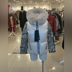 Giacca Elisabeth Bi Tex Flo & Clo Jacket With Fur Hood